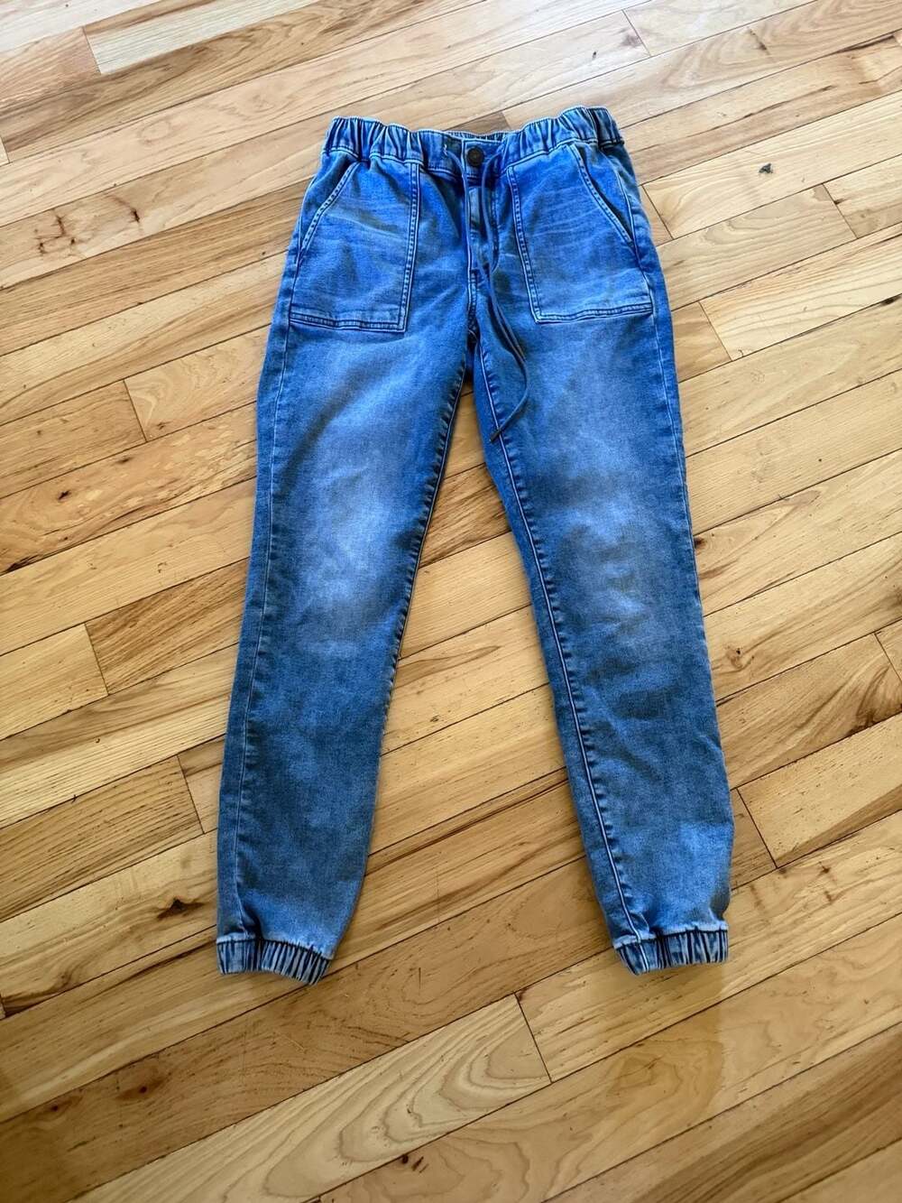 American Eagle Cozy Next Level Stretch Denim Jogger Pants